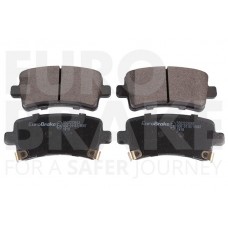 5502223643 EUROBRAKE Комплект гальмівних колодок дисковий гальм