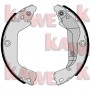01112 KAWE Комплект гальмівних колодок