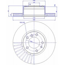 142.108 CAR Гальмівний диск