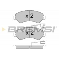 BP3871 BREMSI Комплект гальмівних колодок дисковий гальм