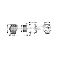 VOAK184 AVA QUALITY COOLING Компресор кондиціонера