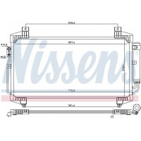 940936 NISSENS Конденсатор кондиціонера