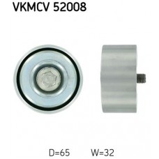 VKMCV 52008 SKF Паразитный / ведущий ролик, Поліклиновий ремінь
