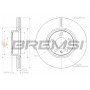 CD7291V BREMSI Гальмівний диск