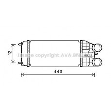PEA4361 AVA QUALITY COOLING Интеркулер