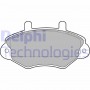 LP767 DELPHI DELPHI FORD Гальмівні Колодки передні Transit 91- диск 15