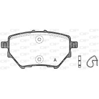 BPA1562.00 OPEN PARTS Комплект гальмівних колодок дисковий гальм