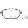 BPA1562.00 OPEN PARTS Комплект гальмівних колодок дисковий гальм