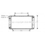 SB2003 AVA QUALITY COOLING Радіатор охолодження двигуна