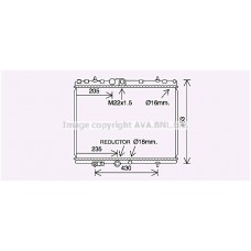CN2312 AVA QUALITY COOLING Радіатор охолодження двигуна