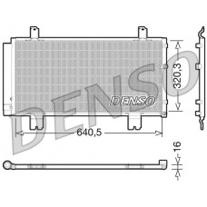 DCN51007 DENSO Конденсатор кондиціонера