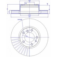 142.107 CAR Гальмівний диск