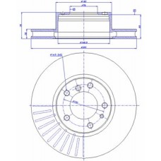 142.107 CAR Гальмівний диск