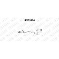 RV05166 VENEPORTE Предглушник вихлопних газів