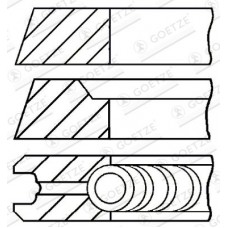 08-501800-00 GOETZE ENGINE Комплект поршневих кілець