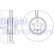 BG9092C DELPHI Гальмівний диск