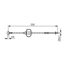 1 987 477 929 BOSCH Тросик, cтояночный тормоз