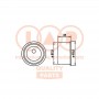 127-12081 IAP QUALITY PARTS Натяжний ролик ремінь ГРМ