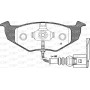 BPA0609.11 OPEN PARTS Комплект гальмівних колодок дисковий гальм