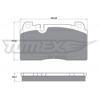 TX 17-06 TOMEX Brakes КомплеК т гальмівних колодок, дискове гальмо