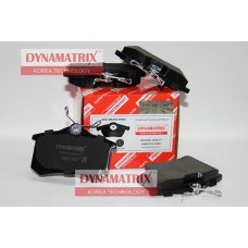 DBP1637 DYNAMATRIX Комплект гальмівних колодок дисковий гальм