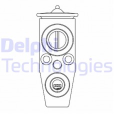 CB1008V DELPHI Розширювальний клапан кондиціонера