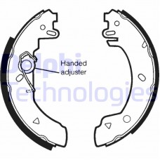 LS1436 DELPHI Комплект гальмівних колодок