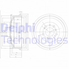 BF153 DELPHI Гальмівний барабан