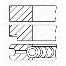 08-421800-10 GOETZE ENGINE Комплект поршневих кілець
