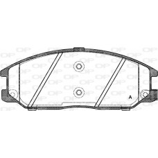 BPA0771.12 OPEN PARTS Комплект гальмівних колодок дисковий гальм