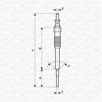 062900136304 MAGNETI MARELLI Свічка розжарювання