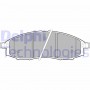 LP1772 DELPHI КомплеК т гальмівних колодок, дискове гальмо