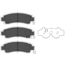 KBP-6546 KAVO PARTS КомплеК т гальмівних колодок, дискове гальмо
