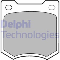 LP23 DELPHI Комплект гальмівних колодок дисковий гальм