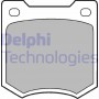 LP23 DELPHI Комплект гальмівних колодок дисковий гальм