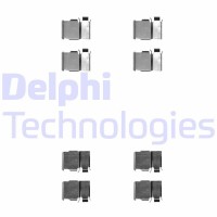 LX0540 DELPHI Комплектуючі колодки дискового гальма