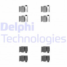 LX0540 DELPHI Комплектуючі колодки дискового гальма