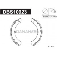 DBS10923 DANAHER Комплект гальмівних колодок