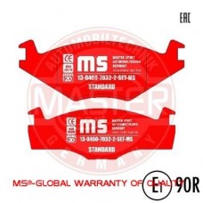 13046070322-SET-MS MASTER-SPORT GERMANY Комплект гальмівних колодок дисковий гальм