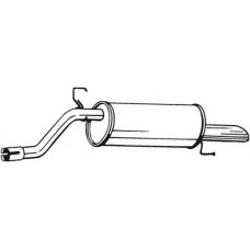 185-689 BOSAL Глушник вихлопних газів кінцевий