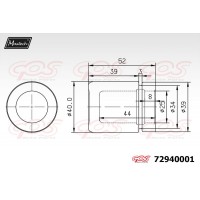 72940001 MAXTECH Поршень корпус скоби гальма