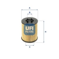 25.017.00 UFI Масляний фільтр