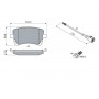 0 986 494 108 BOSCH Комплект гальмівних колодок дисковий гальм