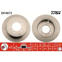 DF4973 TRW Гальмівний диск