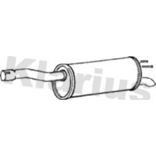 220779 KLARIUS Глушник вихлопних газів кінцевий