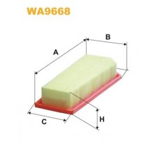 WA9668 WIX FILTERS Повітряний фільтр