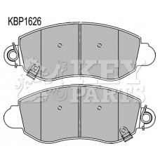 KBP1626 KEY PARTS КомплеК т гальмівних колодок, дискове гальмо