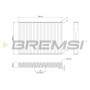FC0181 BREMSI Фільтр повітря у внутрішньому просторі