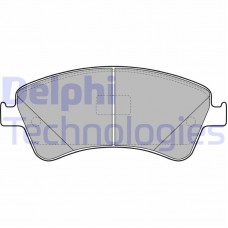 LP2104 DELPHI Комплект гальмівних колодок дисковий гальм