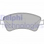 LP2104 DELPHI Комплект гальмівних колодок дисковий гальм